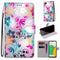 For Samsung Galaxy A03 Core Coloured Drawing Cross Texture Horizontal Flip PU Phone Leather Case with Holder & Card Slots & Wallet & Lanyard(Colorful Layer(Gradient Colorful Flower)