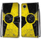 For Samsung Galaxy A03 Core Coloured Drawing Cross Texture Horizontal Flip PU Phone Leather Case with Holder & Card Slots & Wallet & Lanyard(Colorful Layer(Yellow and Black Signs)