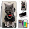 For Samsung Galaxy A03 Core Coloured Drawing Cross Texture Horizontal Flip PU Phone Leather Case with Holder & Card Slots & Wallet & Lanyard(Colorful Layer(Golden Chain Grey Cat)