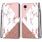 For Samsung Galaxy A03 Core Coloured Drawing Cross Texture Horizontal Flip PU Phone Leather Case with Holder & Card Slots & Wallet & Lanyard(Colorful Layer(Stitching Pink Stone Pattern)