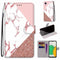 For Samsung Galaxy A03 Core Coloured Drawing Cross Texture Horizontal Flip PU Phone Leather Case with Holder & Card Slots & Wallet & Lanyard(Colorful Layer(Stitching Pink Stone Pattern)