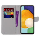 For Samsung Galaxy A33 5G Coloured Drawing Cross Texture Horizontal Flip PU Phone Leather Case with Holder & Card Slots & Wallet & Lanyard(Colorful Layer(Light Pink Bouquet)