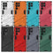 For Samsung Galaxy S22 Ultra 5G Punk Armor 2 in 1 PC + TPU Shockproof Phone Case with Invisible Holder(Light Red)