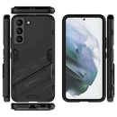 For Samsung Galaxy S22 5G Punk Armor 2 in 1 PC + TPU Shockproof Phone Case with Invisible Holder(Black)