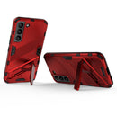 For Samsung Galaxy S22 5G Punk Armor 2 in 1 PC + TPU Shockproof Phone Case with Invisible Holder(Red)