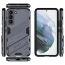 For Samsung Galaxy S22 5G Punk Armor 2 in 1 PC + TPU Shockproof Phone Case with Invisible Holder(Grey)