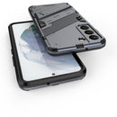 For Samsung Galaxy S22 5G Punk Armor 2 in 1 PC + TPU Shockproof Phone Case with Invisible Holder(Grey)