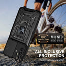 For Samsung Galaxy A13 5G Sliding Camera Cover Design TPU+PC Phone Protective Case(Black)