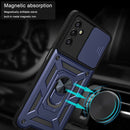 For Samsung Galaxy A13 5G Sliding Camera Cover Design TPU+PC Phone Protective Case(Blue)