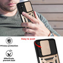 For Samsung Galaxy A13 5G Sliding Camera Cover Design TPU+PC Phone Protective Case(Gold)