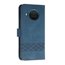 For Nokia X20 Cubic Skin Feel Flip Leather Phone Case(Royal Blue)