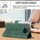 For Nokia X20 Cubic Skin Feel Flip Leather Phone Case(Dark Green)