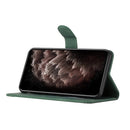 For Nokia X20 Cubic Skin Feel Flip Leather Phone Case(Dark Green)