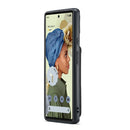 For Google Pixel 6 Pro JEEHOOD RFID Blocking Anti-Theft Wallet Phone Case(Black)
