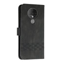 For Tecno Spark 6 Cubic Skin Feel Flip Leather Phone Case(Black)