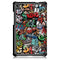 For Lenovo Tab M8 Coloured Drawing Pattern Horizontal Deformation Flip Leather Case with Three-folding Holder(Graffiti)