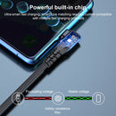 6A 66W USB to USB-C / Type-C Elbow Mobile Phone Game Fast Data Cable, Length:1m(Grey)