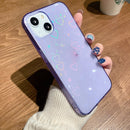 Colorful Laser Love TPU Phone Case For iPhone 13 Pro(Purple)