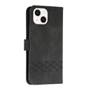 Cubic Skin Feel Flip Leather Phone Case For iPhone 13 mini(Black)