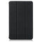 For Lenovo Tab M8 Custer Texture Horizontal Flip Smart TPU Leather Case with Three-folding Holder(Black)