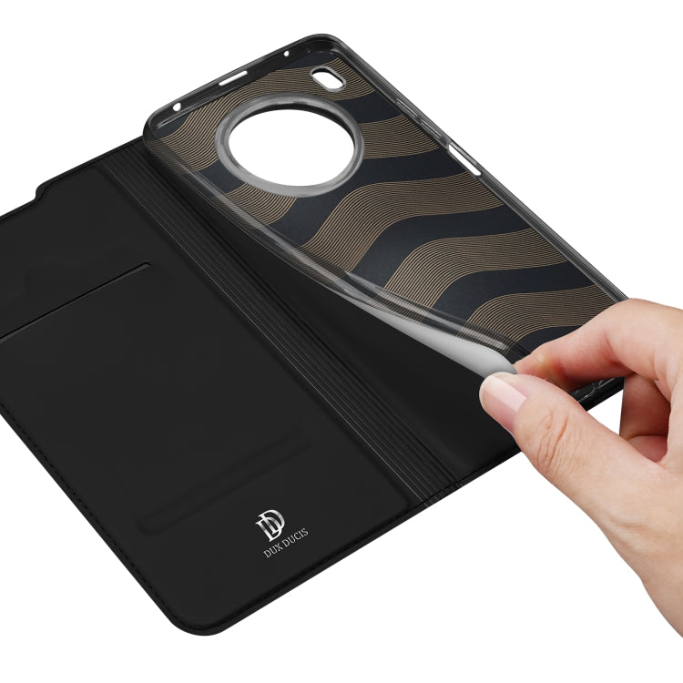 For Honor 50 Lite / Huawe nova 8i DUX DUCIS Skin Pro Series Horizontal Flip Leather Phone Case(Black)