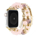 Pearl Strap Watch Band For Apple Watch Series 7 45mm / 6&SE&5&4 44mm / 3&2&1 42mm(Pink)