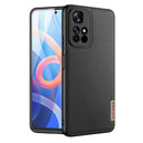 For Xiaomi Redmi Note 11 Chinese Version / Note 11T 5G / Poco M4 Pro 5G DUX DUCIS Fino Series PU + TPU Phone Case(Black)