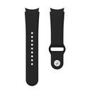For Samsung Galaxy Watch4 40&44mm/Watch4 Classic 42&46mm Silicone Reverse Buckle Watch Band(Black)