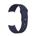 For Samsung Galaxy Watch4 40&44mm/Watch4 Classic 42&46mm Silicone Reverse Buckle Watch Band(Midnight Blue)