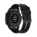 For Huawei Watch GT 3 46mm/GT Runner 22mm Silicone Black Buckle Watch Band(Black)