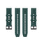 For Huawei Watch GT 3 46mm/GT Runner 22mm Silicone Black Buckle Watch Band(Dark Green)