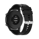 For Huawei Watch GT 3 46mm/GT 22mm Runner Silicone Silver Buckle Watch Band(Black)