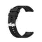 For Huawei Watch GT 3 46mm/GT 22mm Runner Silicone Silver Buckle Watch Band(Black)