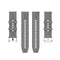 For Huawei Watch GT 3 46mm/GT 22mm Runner Silicone Silver Buckle Watch Band(Grey)