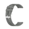 For Huawei Watch GT 3 46mm/GT 22mm Runner Silicone Silver Buckle Watch Band(Grey)