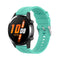 For Huawei Watch GT 3 46mm/GT 22mm Runner Silicone Silver Buckle Watch Band(Aurora Blue)