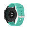 For Huawei Watch GT 3 46mm/GT 22mm Runner Silicone Silver Buckle Watch Band(Aurora Blue)