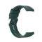 For Huawei Watch GT 3 46mm/GT 22mm Runner Silicone Silver Buckle Watch Band(Dark Green)