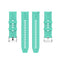 For Huawei Watch GT 3 42mm 20mm Silicone Silver Buckle Watch Band(Aurora Blue)