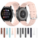 For Huawei Watch GT 3 42mm 20mm Round Tail Leather Watch Band(Light Pink)