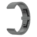 For Huawei Watch GT 3 46mm/GT Runner 22mm One-bead Steel Watch Band(Grey)