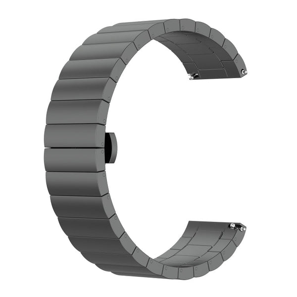 For Huawei Watch GT 3 46mm/GT Runner 22mm One-bead Steel Watch Band(Grey)