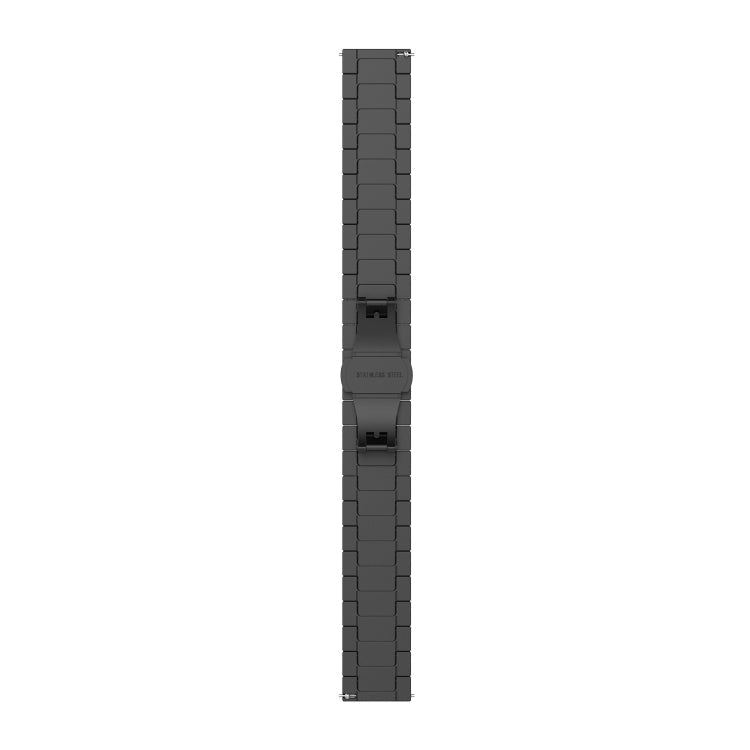 For Huawei Watch GT 3 46mm/GT Runner 22mm One-bead Steel Watch Band(Black)