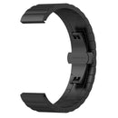 For Huawei Watch GT 3 46mm/GT Runner 22mm One-bead Steel Watch Band(Black)