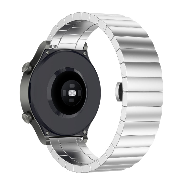 For Huawei Watch GT 3 42mm 20mm One-bead Steel Watch Band(Silver)