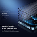 NILLKIN 2 in 1 HD Full Screen Tempered Glass Film + Camera Protector Set For iPhone 13 Pro Max