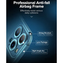 JOYROOM JR-BP908 Chery Mirror Series Electroplating Transparent Anti-fall Phone Case For iPhone 13 Pro(Silver)