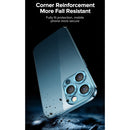 JOYROOM JR-BP908 Chery Mirror Series Electroplating Transparent Anti-fall Phone Case For iPhone 13 Pro(Silver)