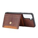 For Samsung Galaxy S22 Ultra 5G Calfskin Color Matching TPU + PU Phone Case(Red)