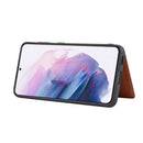 For Samsung Galaxy S22 Ultra 5G Calfskin Color Matching TPU + PU Phone Case(Black)